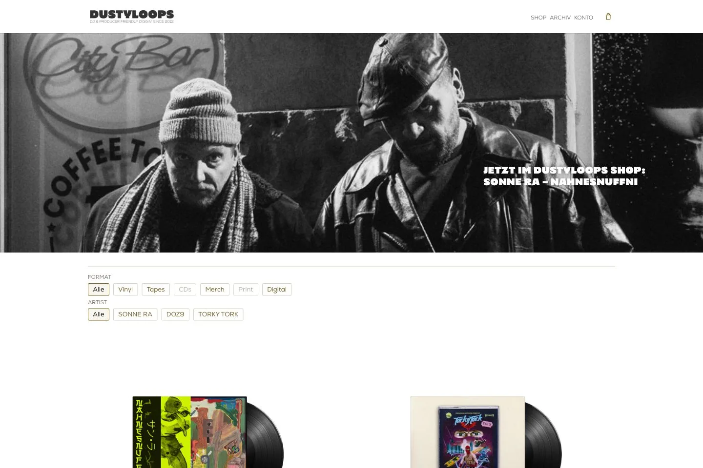 Desktop-Screenshot von Dustyloops